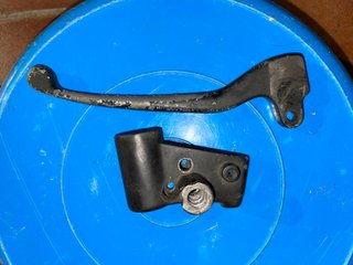 Soporte y Maneta de Freno para Piaggio Zip