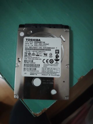 Disco Duro HDD Toshiba 1TB para Portátil o PC