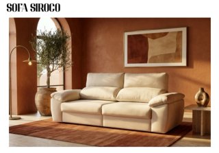 Sofá Siroco 230cm con Cabezal Reclinable