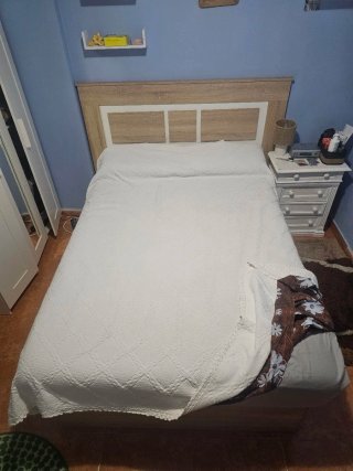 Cama Matrimonio Canapé Reposacabezas