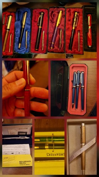 Lote de 7 penne da collezione