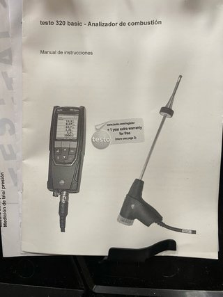 Analizador de combustión Testo 320 basic