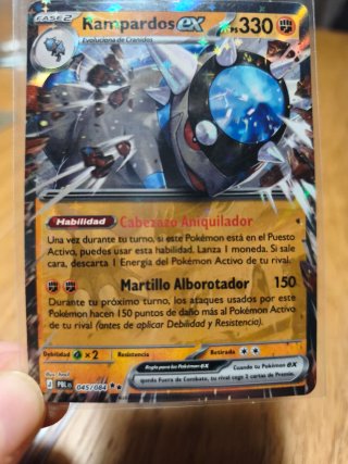 Carta Pokémon Rampardos EX 330 PS