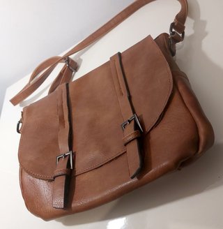 Bolso, satchel de piel vintage unisex 1990 excelen