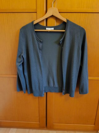 Chaqueta H&M Gris, manga 3/4