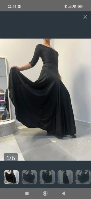 Falda de Flamenca Negra