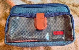 Riñonera Jenova Azul y Marrón