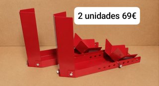 2 soportes rueda moto remolque portamotos caravana
