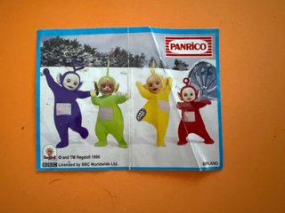 Cromo Teletubbies Panrico 1996 - difícil