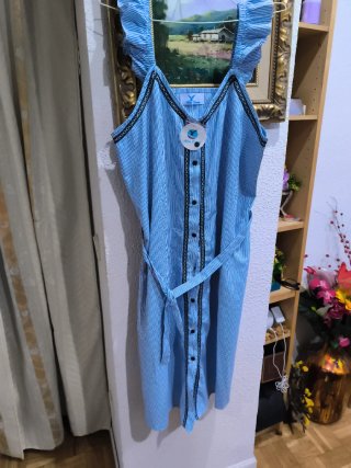 Vestido Azul de Rayas Blue Seven