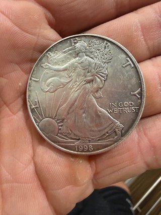 Moneda de Plata 1 Onza 1998
