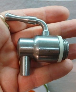 Rubinetto Fusto Olio Acciaio Inox