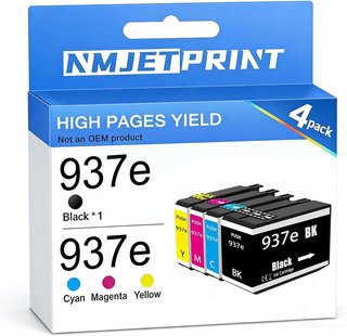 NMJETPRINT 937XL 937e 4Pack HP OfficeJet Pro 9120e