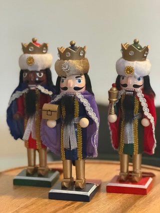 Set di 3 Soldatini di Natale Re Magi