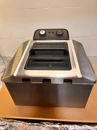 Freidora Eléctrica Acero Inoxidable