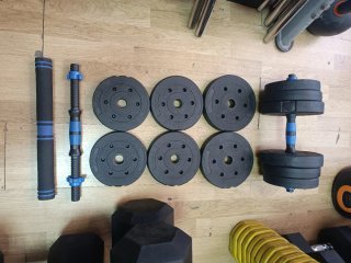 Set Manubri Palestra 9,5kg + 9,5kg