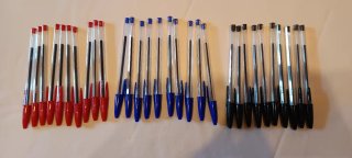 Confezione da 30 penne tipo Bic