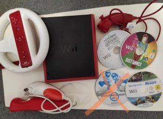 Consola Wii Roja + Juegos