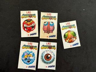 5 cromos Las Carabolas de Phoskitos Cara bolas