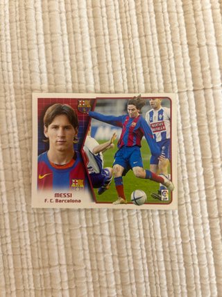 Cromo Messi Colección Este Liga 2005-2006