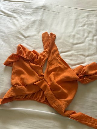 Top Veraniego Naranja Shein
