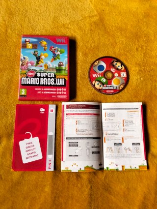 Juego Wii original. New Super Mario Bros Wii.