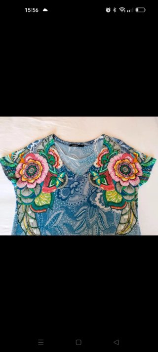 Camiseta Desigual manga corta estampada