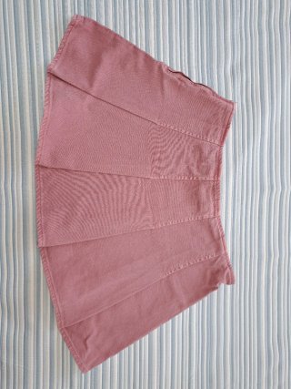Falda vaquera rosa