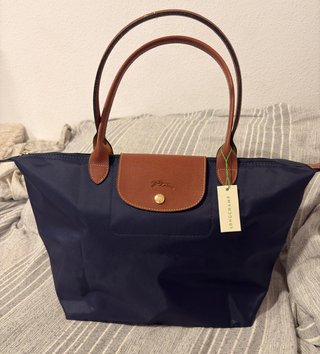 Bolso Longchamp Azul Talla L