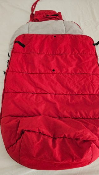 Saco para carrito de bebé rojo