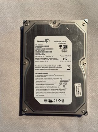 Disco Duro Seagate Barracuda 7200.9 250GB