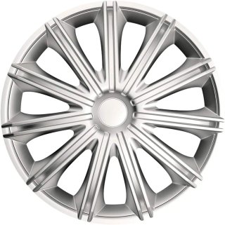 AutoStyle Tapacubos 18" pulgada Kit plata Embelece