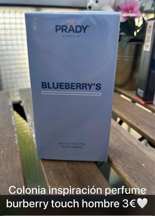 Colonia Prady Blueberry's Hombre 100ml