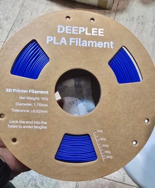 Filamento PLA DEEPLEE 1KG Azul para Impresora 3D