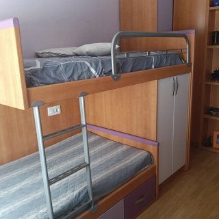 Habitación Juvenil con Literas Tren