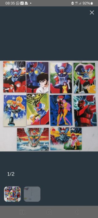Raccolta cartoline Mazinger Z