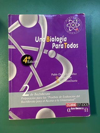 Libro una Biología Para Todos