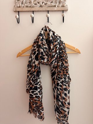 Pañuelo Pashmina Estampado Leopardo