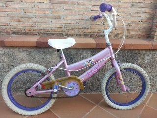 BICICLETA INFANTIL 16" PRINCESAS