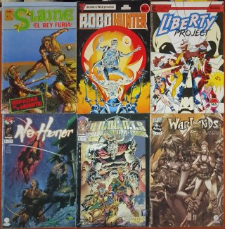 Varios cómics editoriales independientes.
