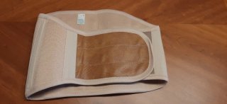 Faja Lumbar Ajustable Beige/Marrón