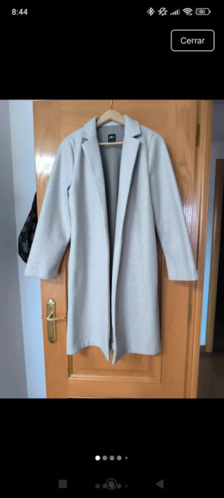 Abrigo Zara Beige Talla L