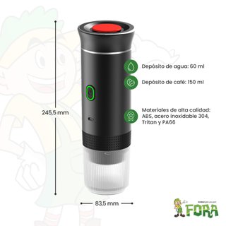 Cafetera Portátil FORA Espresso 3 en 1