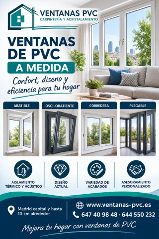 Ventanas de PVC a medida