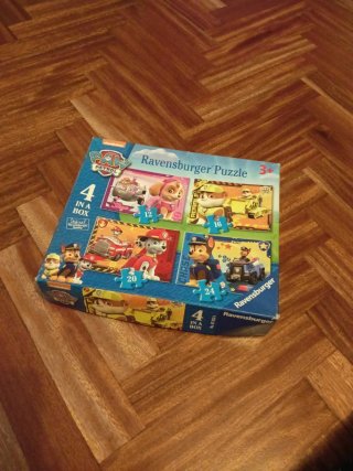 Set 4 Puzzles Ravensburger Patrulla Canina