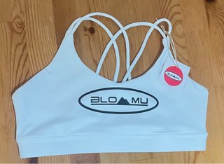Top deportivo BLOMU blanco talla M