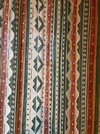 Cortina con Estampado.