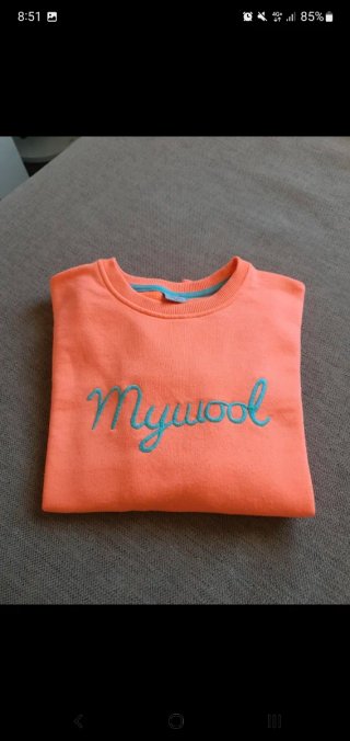 Sudadera Muwool Talla 12 Años Naranja