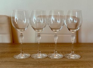 4 copas Schott Zwiesel de cristal — 19 cm
