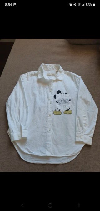 Camisa Disney Mickey Talla 7 Años
